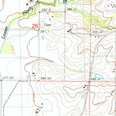 United States Geological Survey Bolckow, MO (1984, 24000-Scale) digital map