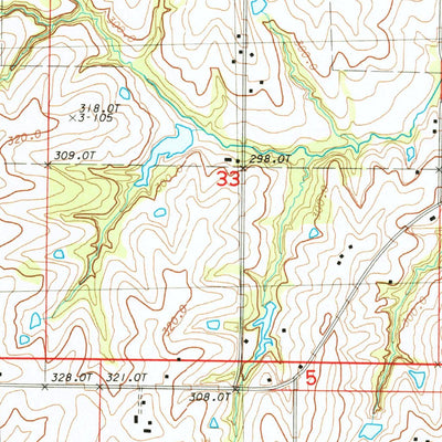 United States Geological Survey Bolckow, MO (1984, 24000-Scale) digital map