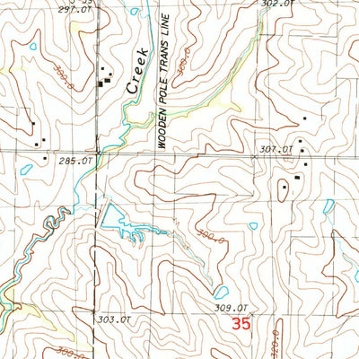 United States Geological Survey Bolckow NW, MO (1984, 24000-Scale) digital map