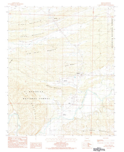 United States Geological Survey Boles, AR (1983, 24000-Scale) digital map