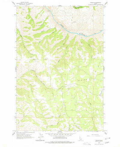 United States Geological Survey Boles, ID (1963, 24000-Scale) digital map