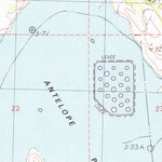 United States Geological Survey Boles Meadow East, CA (1990, 24000-Scale) digital map