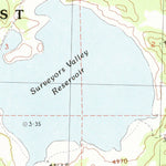 United States Geological Survey Boles Meadow West, CA (1990, 24000-Scale) digital map
