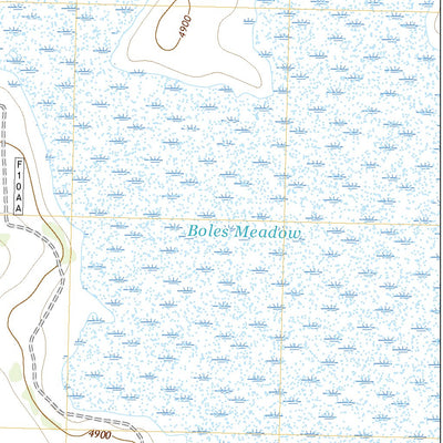 United States Geological Survey Boles Meadow West, CA (2021, 24000-Scale) digital map