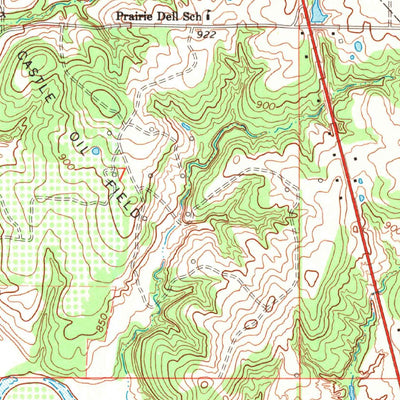 United States Geological Survey Boley, OK (1967, 24000-Scale) digital map