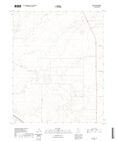 United States Geological Survey Bolin NE, TX (2022, 24000-Scale) digital map