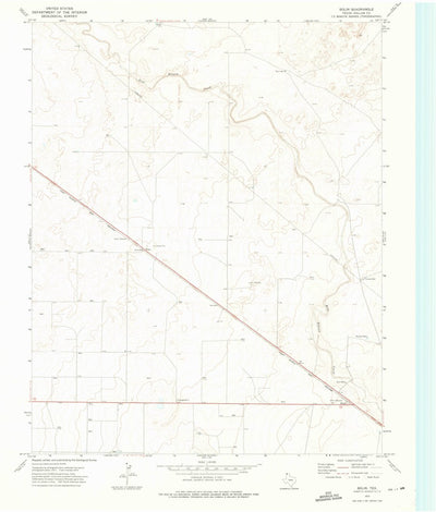 United States Geological Survey Bolin, TX (1973, 24000-Scale) digital map