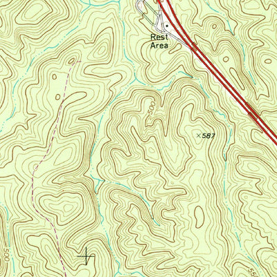 United States Geological Survey Bolingbroke, GA (1974, 24000-Scale) digital map