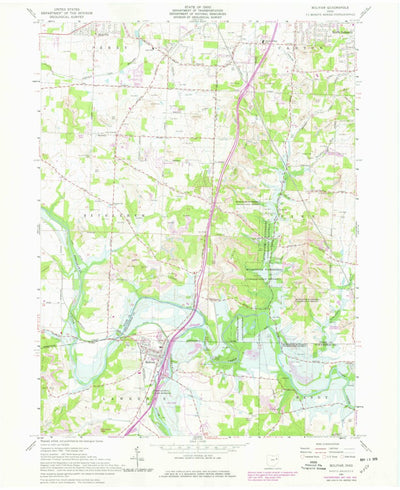 United States Geological Survey Bolivar, OH (1961, 24000-Scale) digital map