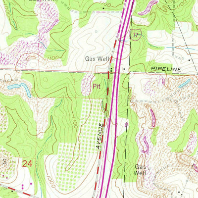 United States Geological Survey Bolivar, OH (1961, 24000-Scale) digital map