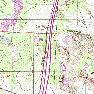 United States Geological Survey Bolivar, OH (1994, 24000-Scale) digital map