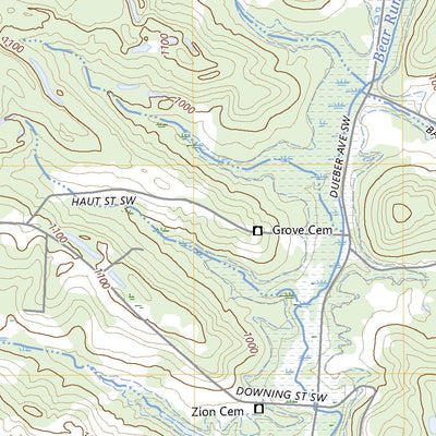 United States Geological Survey Bolivar, OH (2023, 24000-Scale) digital map