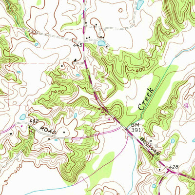 United States Geological Survey Bolivar West, TN (1961, 24000-Scale) digital map