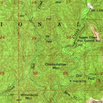 United States Geological Survey Bollibokka Mountain, CA (1957, 62500-Scale) digital map