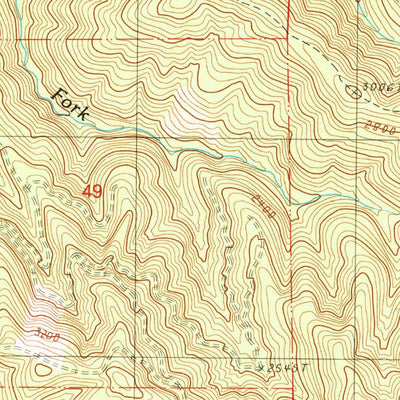 United States Geological Survey Bollibokka Mountain, CA (1990, 24000-Scale) digital map