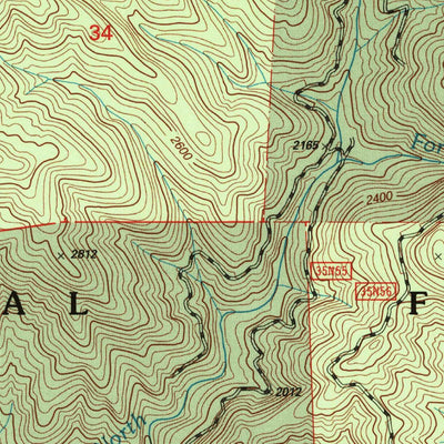 United States Geological Survey Bollibokka Mountain, CA (1998, 24000-Scale) digital map