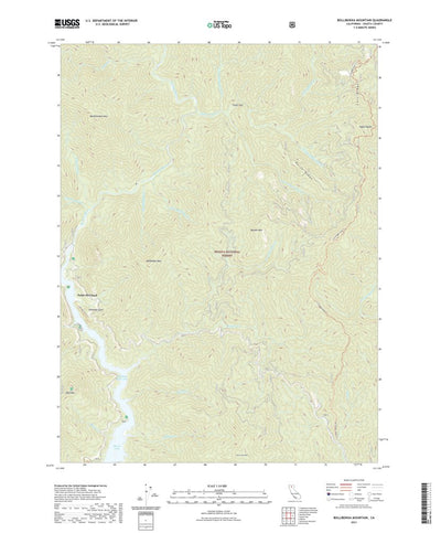 United States Geological Survey Bollibokka Mountain, CA (2021, 24000-Scale) digital map