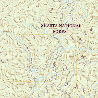 United States Geological Survey Bollibokka Mountain, CA (2021, 24000-Scale) digital map