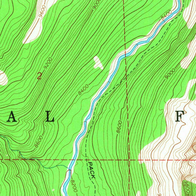 United States Geological Survey Bollie Lake, UT (1965, 24000-Scale) digital map