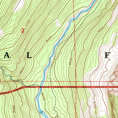 United States Geological Survey Bollie Lake, UT (1996, 24000-Scale) digital map