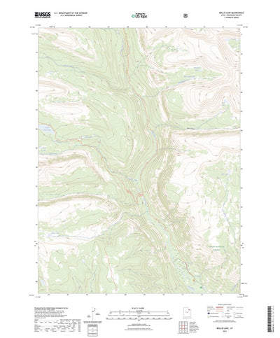 United States Geological Survey Bollie Lake, UT (2023, 24000-Scale) digital map