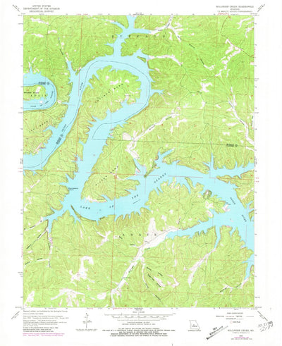 United States Geological Survey Bollinger Creek, MO (1959, 24000-Scale) digital map