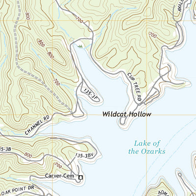 United States Geological Survey Bollinger Creek, MO (2021, 24000-Scale) digital map