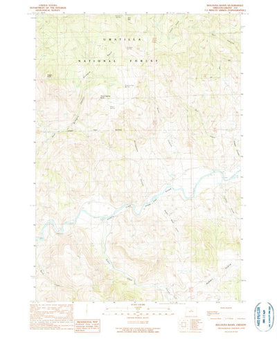 United States Geological Survey Bologna Basin, OR (1990, 24000-Scale) digital map