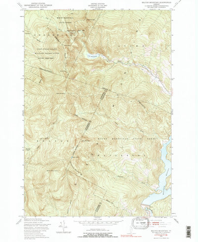 United States Geological Survey Bolton Mountain, VT (1948, 24000-Scale) digital map