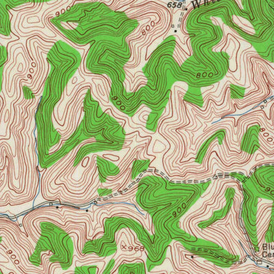 United States Geological Survey Boltsfork, KY (1953, 24000-Scale) digital map