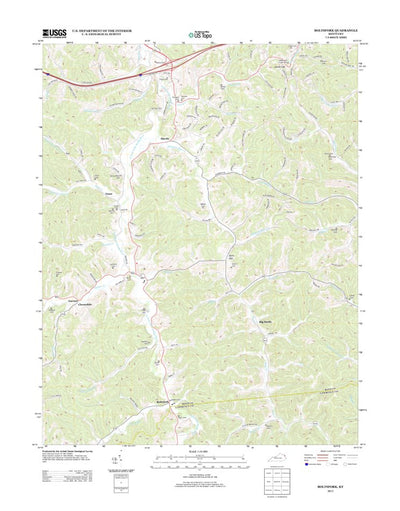 United States Geological Survey Boltsfork, KY (2013, 24000-Scale) digital map