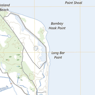 United States Geological Survey Bombay Hook Island, DE (2023, 24000-Scale) digital map