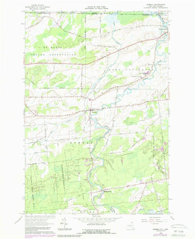 United States Geological Survey Bombay, NY (1964, 24000-Scale) digital map