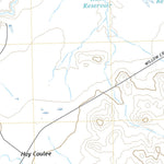 United States Geological Survey Bomber Coulee, MT (2020, 24000-Scale) digital map