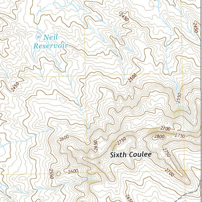 United States Geological Survey Bomber Coulee, MT (2020, 24000-Scale) digital map