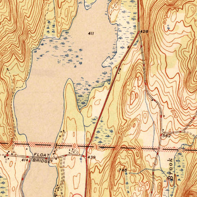 United States Geological Survey Bomoseen, VT (1944, 31680-Scale) digital map