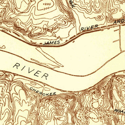 United States Geological Survey Bon Air, VA (1936, 24000-Scale) digital map