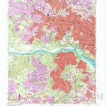 United States Geological Survey Bon Air, VA (1964, 24000-Scale) digital map