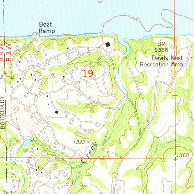 United States Geological Survey Bon Homme Colony, SD-NE (1974, 24000-Scale) digital map