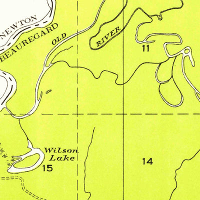 United States Geological Survey Bon Wier, TX-LA (1935, 31680-Scale) digital map
