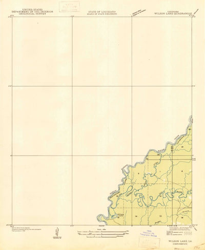 United States Geological Survey Bon Wier, TX-LA (1947, 31680-Scale) digital map