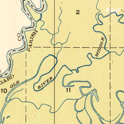 United States Geological Survey Bon Wier, TX-LA (1947, 31680-Scale) digital map