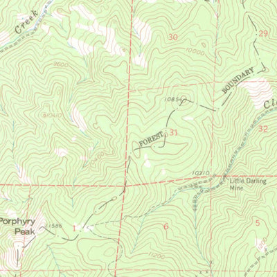United States Geological Survey Bonanza, CO (1959, 62500-Scale) digital map