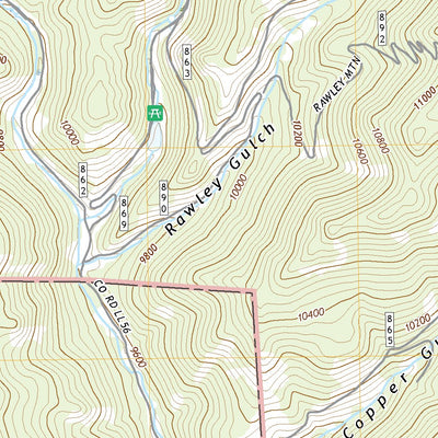 United States Geological Survey Bonanza, CO (2022, 24000-Scale) digital map