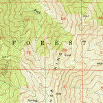 United States Geological Survey Bonanza King, CA (1955, 62500-Scale) digital map