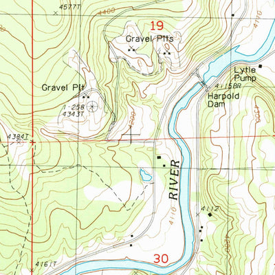 United States Geological Survey Bonanza, OR (1988, 24000-Scale) digital map