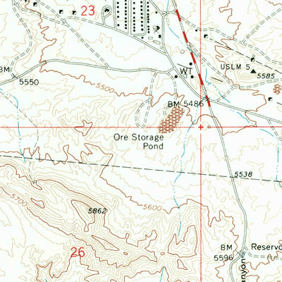United States Geological Survey Bonanza, UT (1968, 24000-Scale) digital map