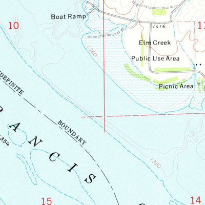 United States Geological Survey Bond Bottom, SD (1974, 24000-Scale) digital map