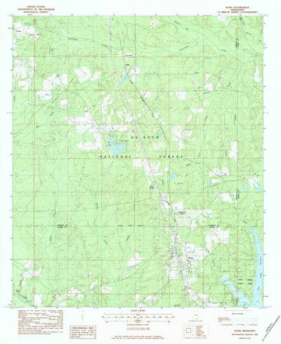 United States Geological Survey Bond, MS (1983, 24000-Scale) digital map