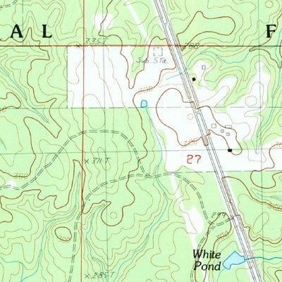 United States Geological Survey Bond, MS (1983, 24000-Scale) digital map